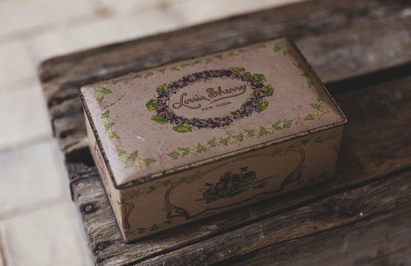 Vintage Louis Sherry Violette Vintage Sweet Tin
