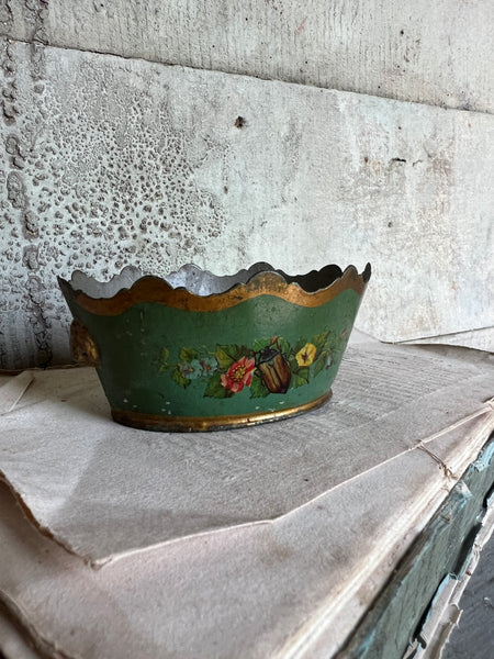 Sweet Vintage Metal Dish