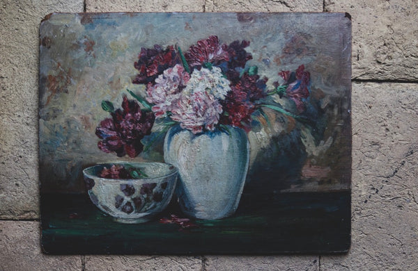 Floral Oil on Board