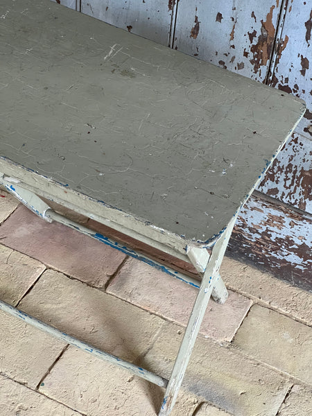 Beautiful Small Chippy Paint French Table
