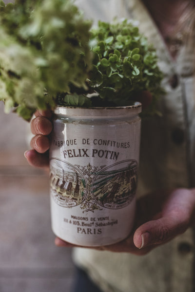 Large Vintage French Felix Potin Jar