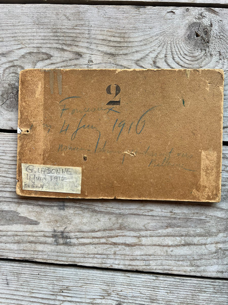 1916 George Labonne Landscape Tree Oil on Board