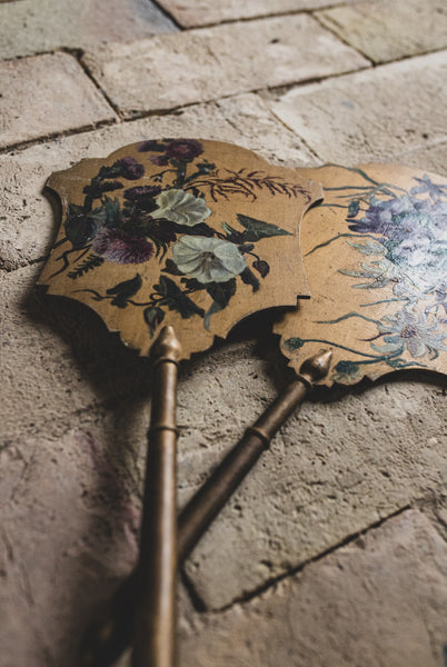 Hand Painted Antique French Fans