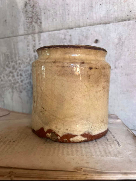 Antique Rustic Confiture Pot