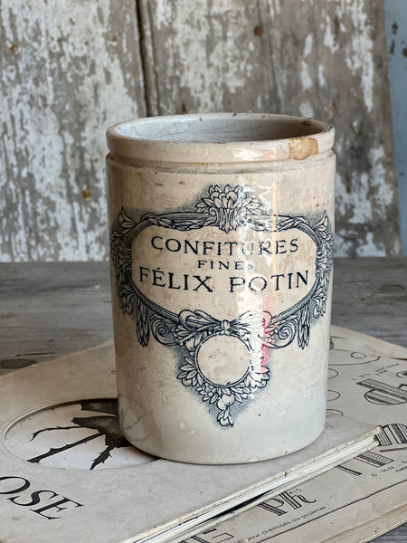 Vintage French Felix Potin Jar