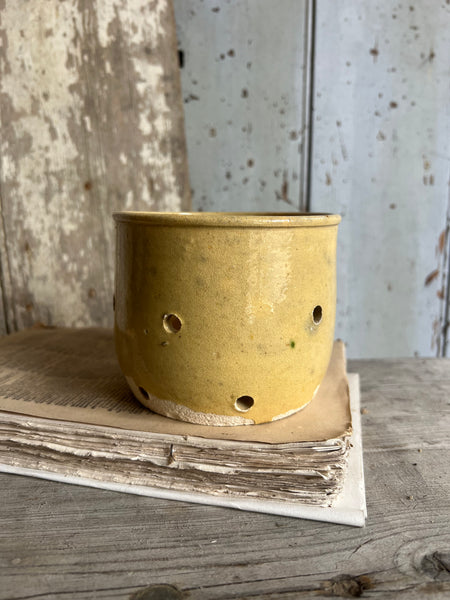 Yellow Vintage French Faiselle Cheese Mould