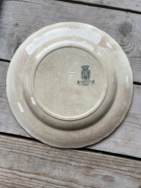 Terre De Fer Porcelain Boats Plate