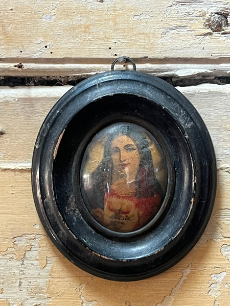 Rustic Vintage Religious Picture 1881