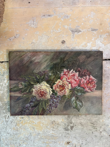 Beautiful Floral Oil on Canvas