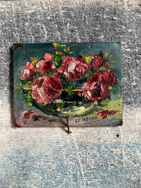 French Floral Oil Painting