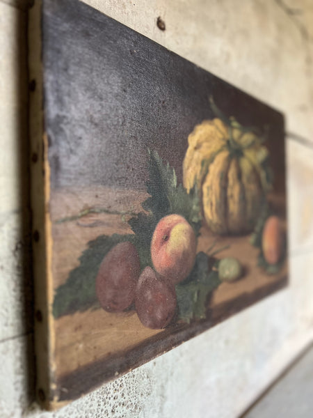 Pumpkin & Fruit Oil Painting on Canvas