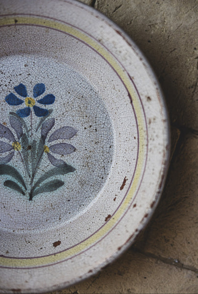 Antique Hand Painted Dish