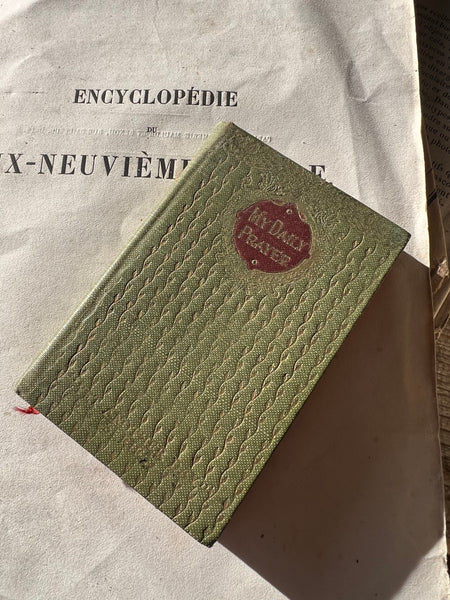 Antique Daily Prayer Book 1922