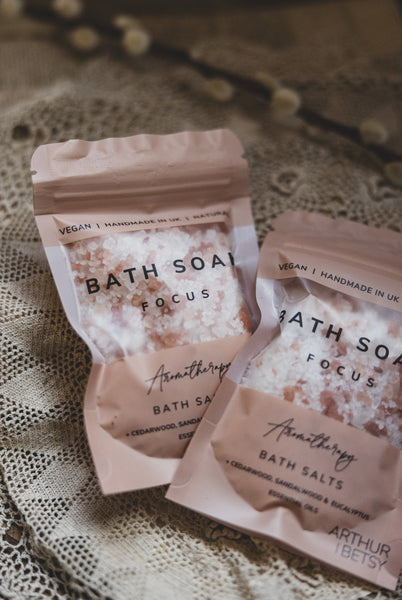 Arthur Betsy
Aromatherapy bath salts - Focus - 70g