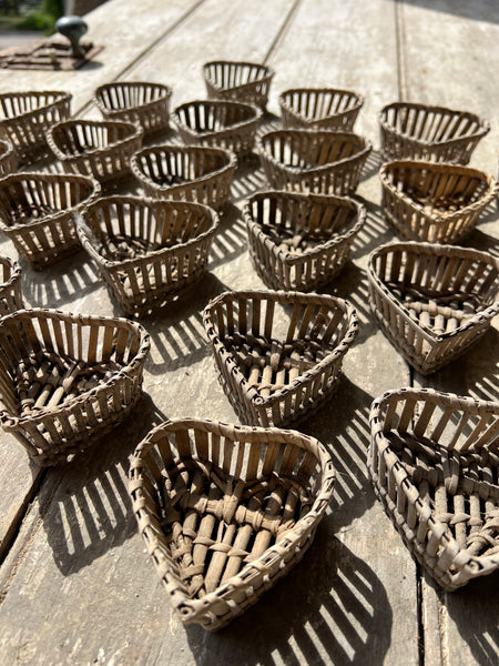 Extra Small Vintage French Heart Cheese Mould