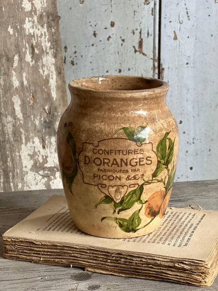 Vintage D’oranges Confit Jar