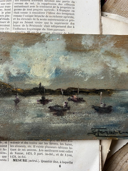 Small Boat Painting