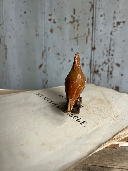 Sweet Antique Carved Chicken