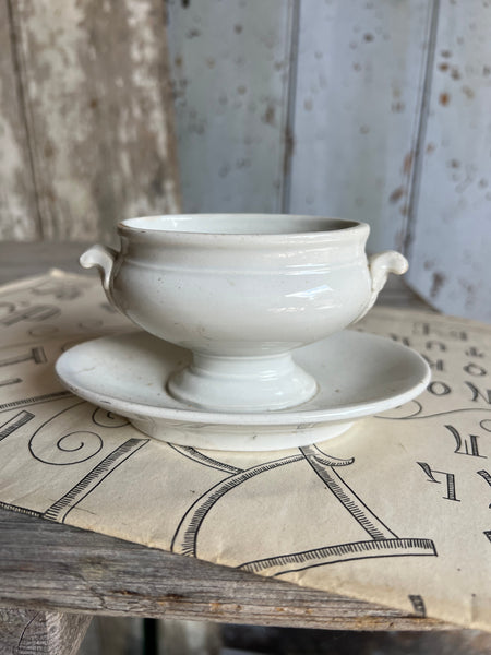Small Creil et Montereau Vintage Souperie