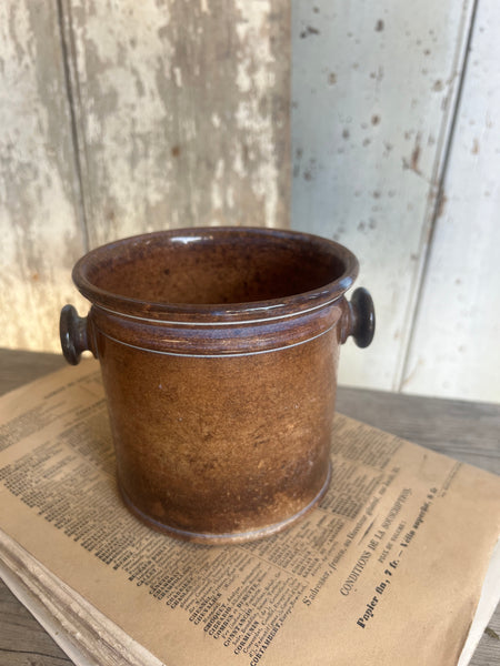 Small Buttery Antique Apothecary Jar