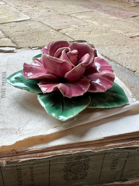 Vintage Clay Flower