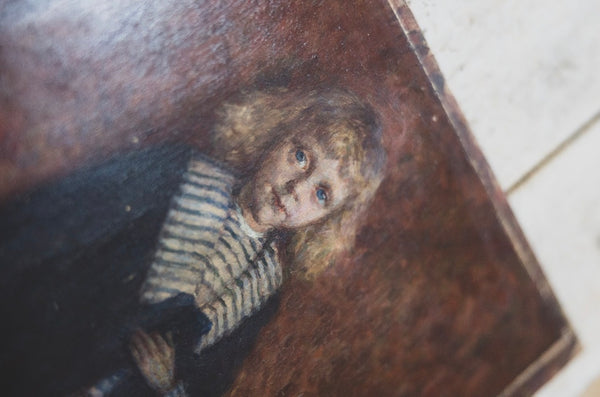 Antique French Child Portrait