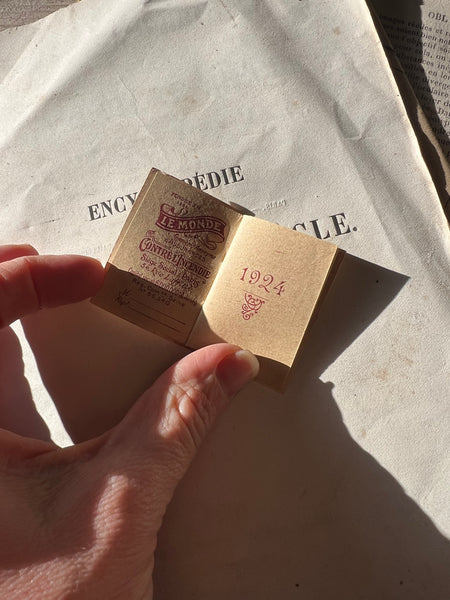 Mini 1924 Vintage Agenda