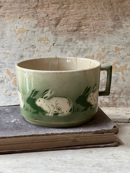 Stunning Aged Vintage French Cup