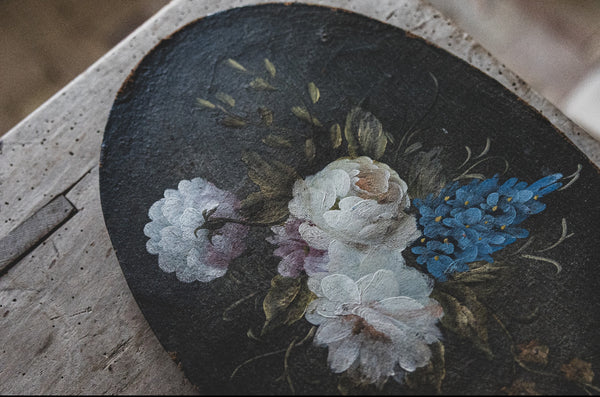 Vintage French Floral on Board