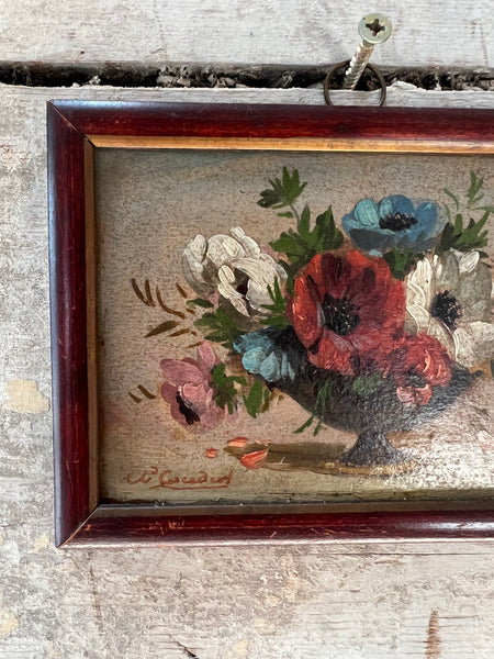 Small Floral in Vase Framed Painting