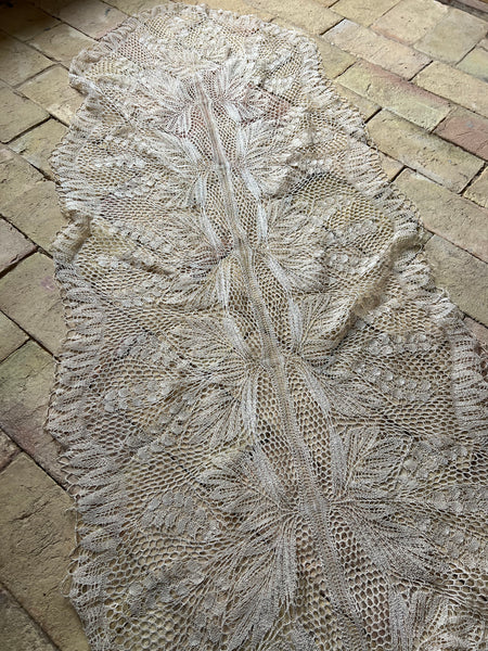 Vintage French Lace Table Runner