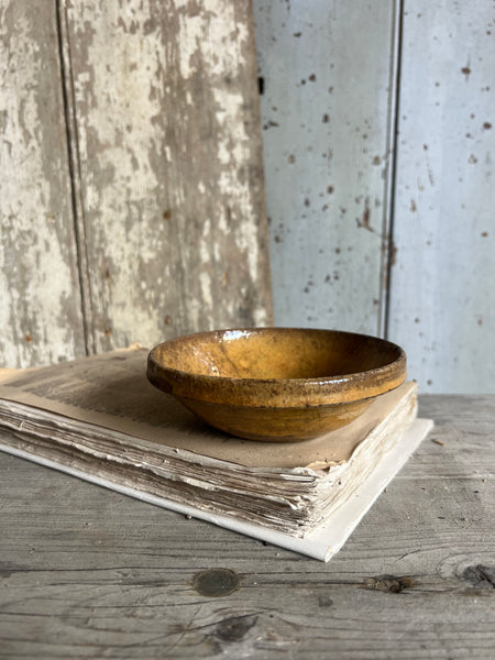Antique Small Earthenware Bowl from Provence