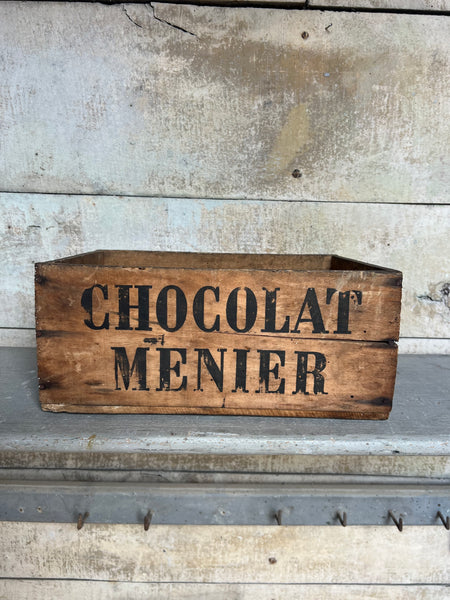 Vintage Chocolat Menier Crate