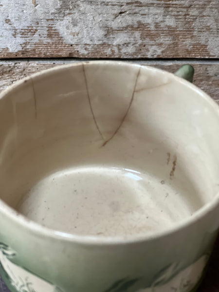 Stunning Aged Vintage French Cup