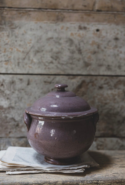 Gorgeous Lidded French Antique Pot