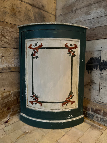 Vintage French Chippy Paint Corner Unit