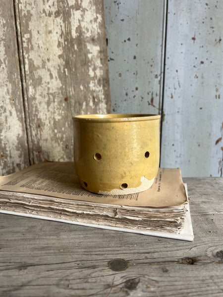 Yellow Vintage French Faiselle Cheese Mould