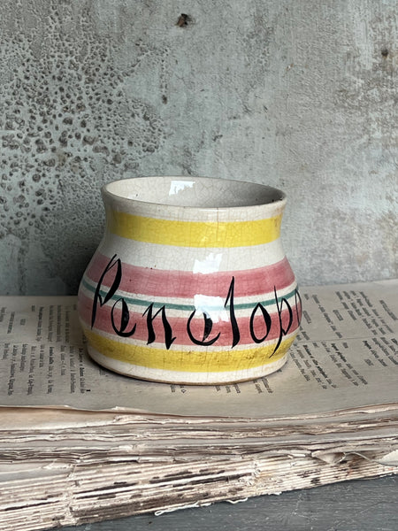 Vintage Crazed Penelope Cup