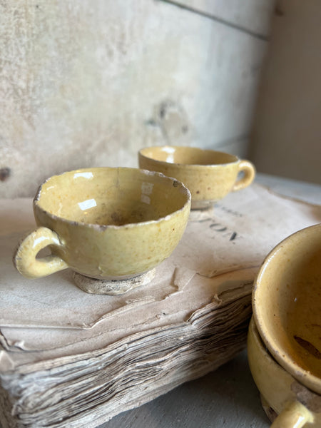 Rustic French Vintage Cups