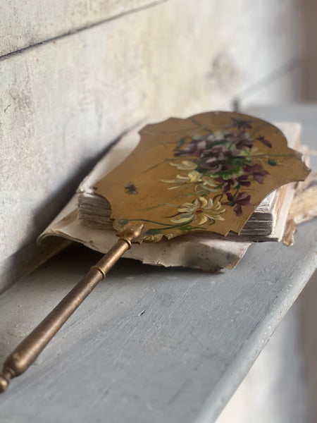 Hand Painted Antique French Fans