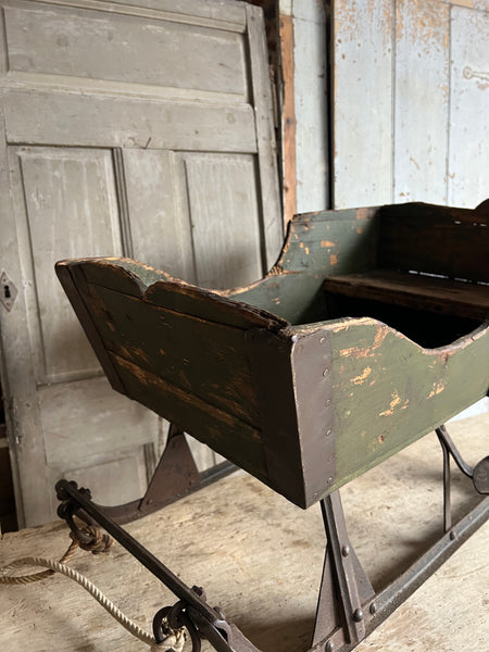 Antique Green Sleigh