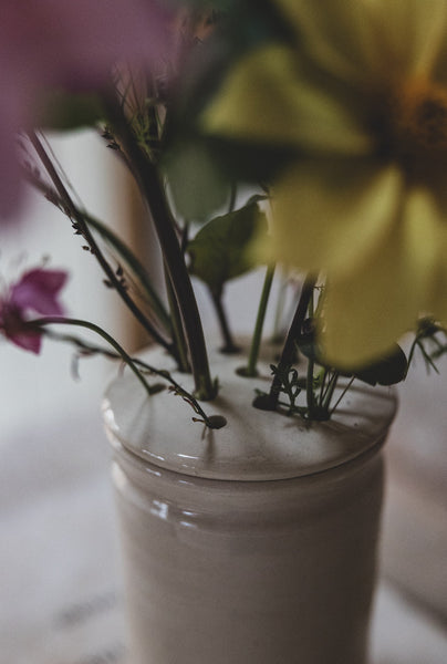 Beautiful Artisan Flower Guide with pot