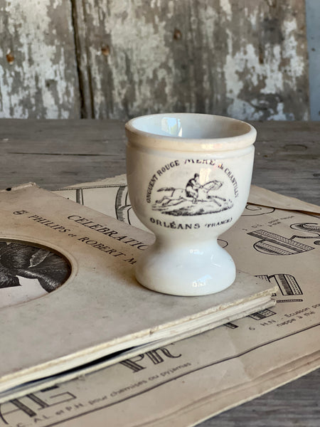 Antique Stoneware Cream Jar