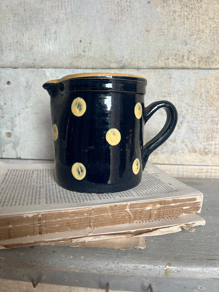 French Vintage Polka Dot Jug