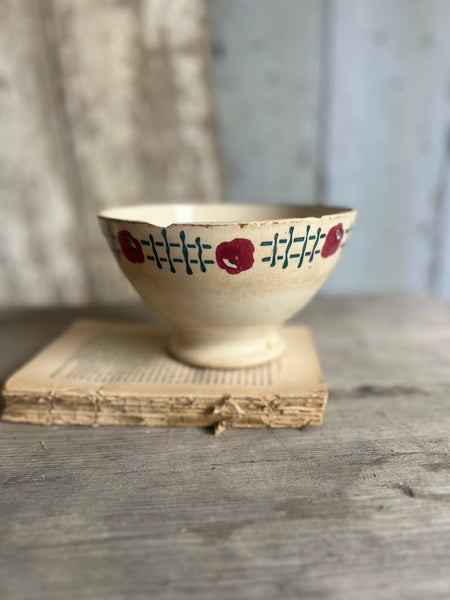 Large Rustic Digoin Cafe Au Lait