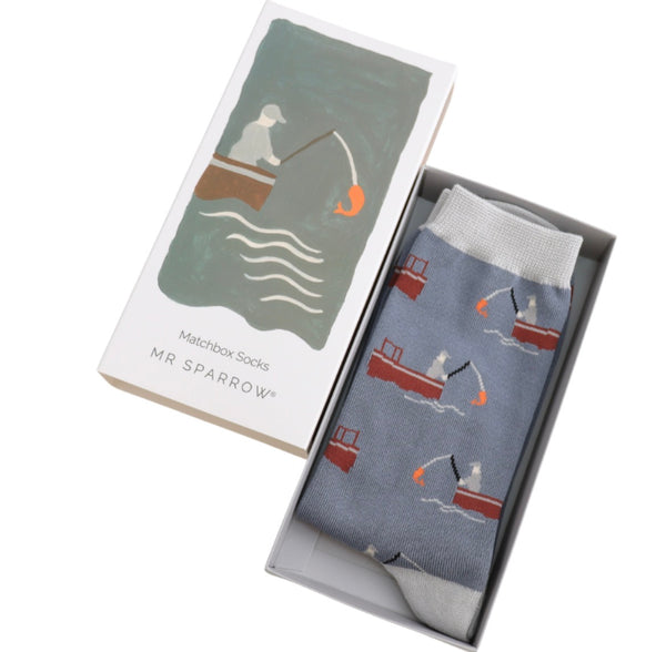 Men’s Matchbox Socks Gone Fishing