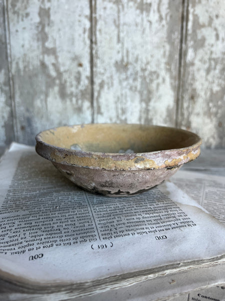 Antique Earthenware Bowl from Provence