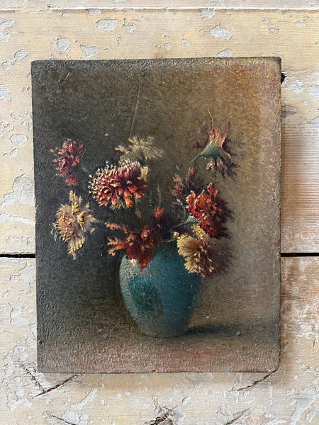 Floral Oil on Board