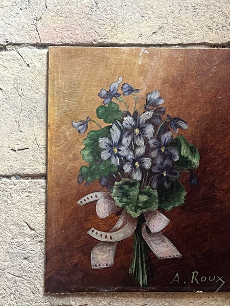 French Floral Oil Painting