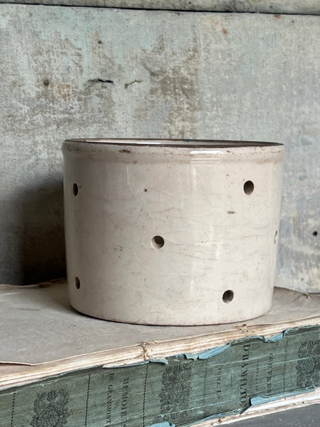 French Rustic Aged Faiselle Cheese Mould